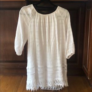 REVOLVE White Gypsy 05 Cattleya Rafia Gauze Dress